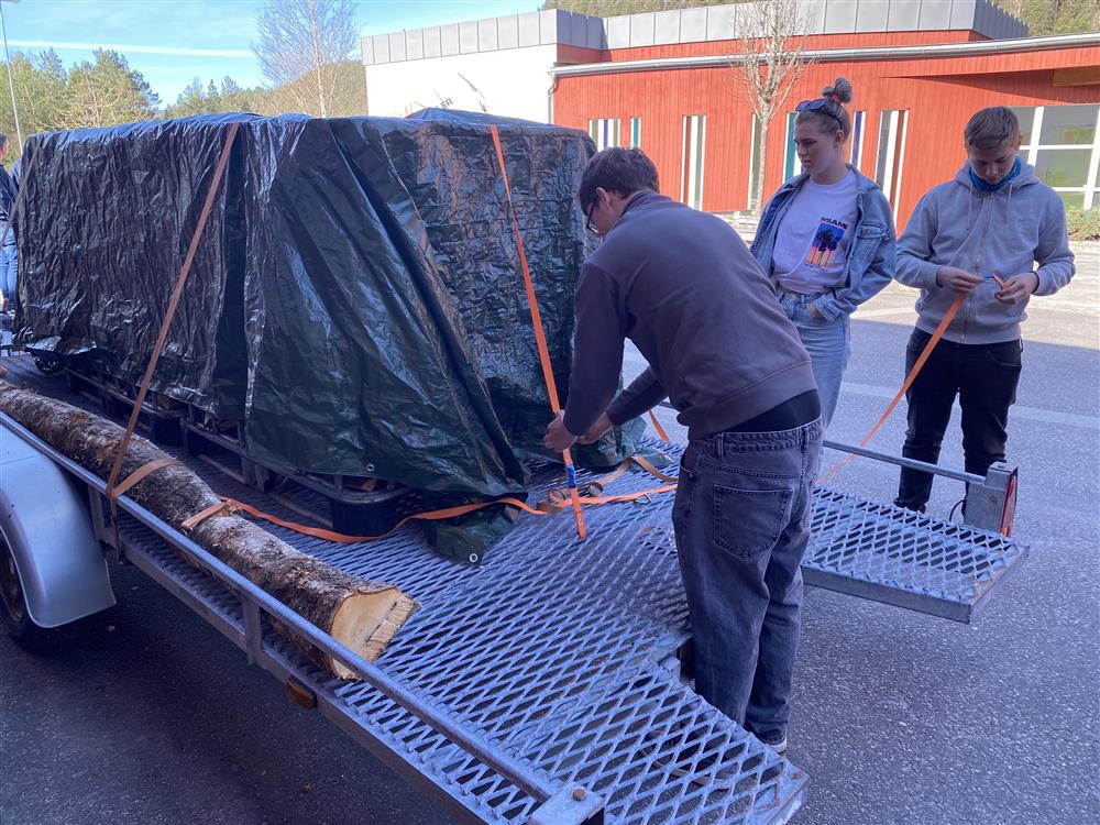 sikring av billast.foto - Klikk for stort bilde
